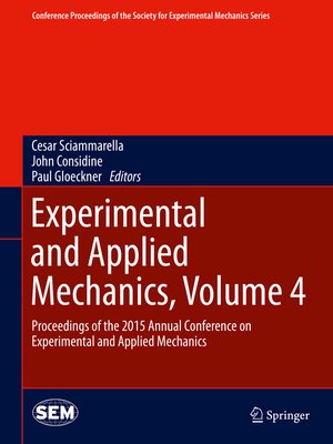 cover image of Experimental and Applied Mechanics, Volume 4